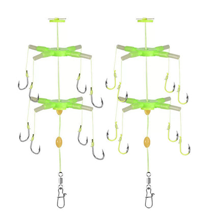 Anti-Bottom Fishing Flipper Hook Set EVA Foam Square Anti-Bottom Accessories