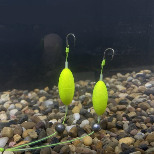 Anti departure and anti bottom bottom double hook finished fishing set