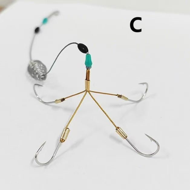 Outdoor Fishing Subline Hook Set Multi Style 2pcs