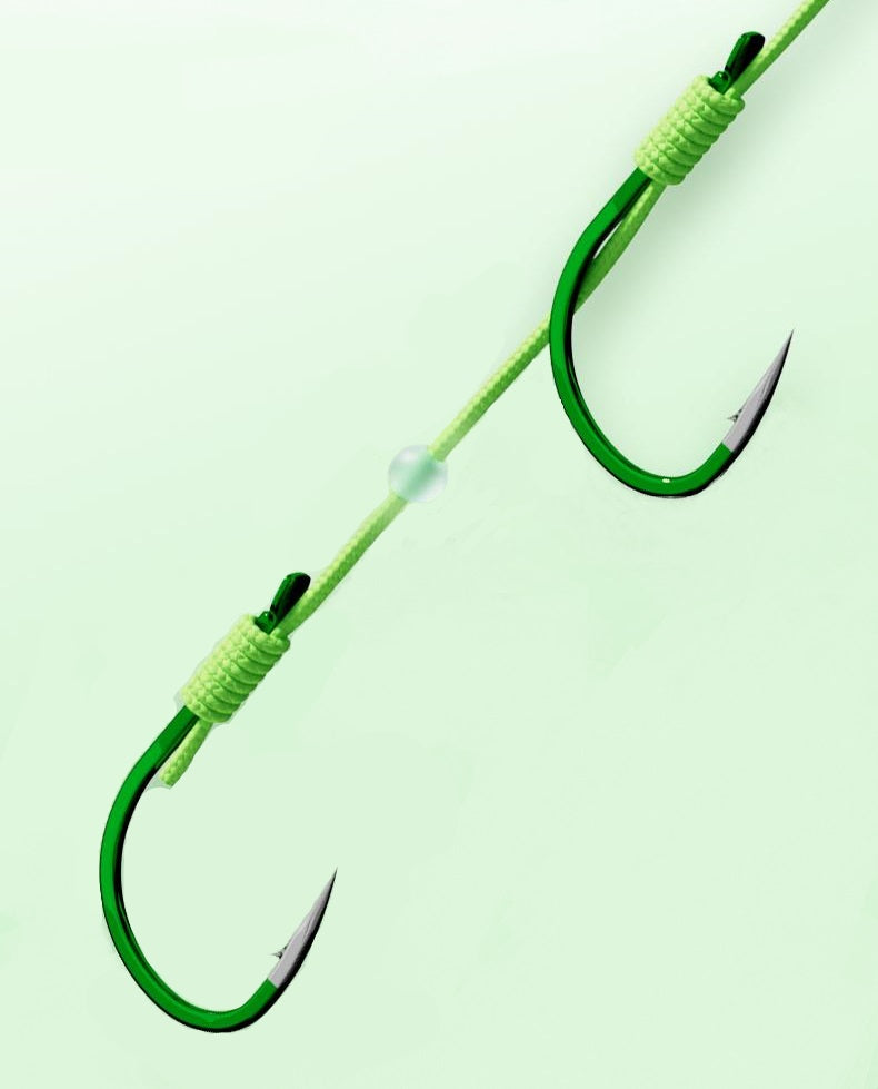 New Swivel Bearing Floating Fishing Flipper Explosive Hooks 2PCS