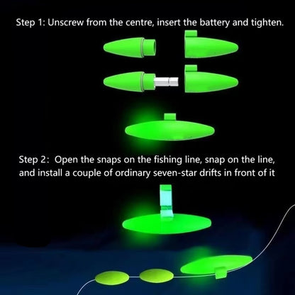 Three Hooks Luminous Seven Star Drift Line Component 1pcs