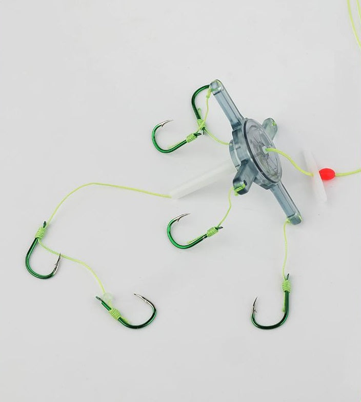 New Swivel Bearing Floating Fishing Flipper Explosive Hooks 2PCS