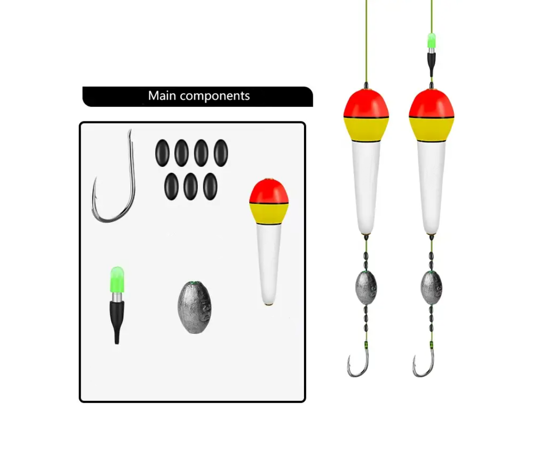 Floating fishing line set complete set of finished single hooks 1pcs ﻿